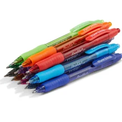 Paper Mate Profile Retractable Ballpoint Pen, Bold Point, Assorted Ink, Dozen (1788863)