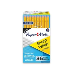 Paper Mate SharpWriter Mechanical Pencil, 0.7mm, #2 Medium Lead, 3 Dozen (1921221/1921221C)