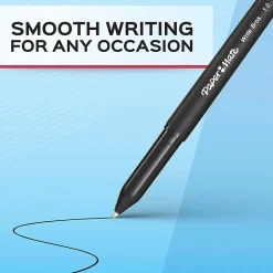 Paper Mate Write Bros. Ballpoint Pen, Medium Point, Black Ink, Dozen (33311)