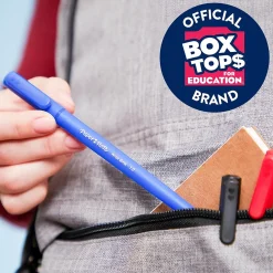 Paper Mate Write Bros. Ballpoint Pen, Medium Point, Blue Ink, Dozen (3311131)