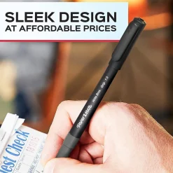 Paper Mate Write Bros. Grip Ballpoint Pen, Medium Point, Black Ink, Dozen (8807987)