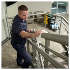 Paper Wiper Plus, 9.8 x 15.2, White, 300/Roll, 2 Rolls/Carton