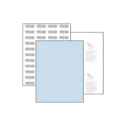 Paris DocuGard Advanced 8.5" x 11" Medical Security Paper, 24 lbs., Blue, 500 Sheets/Ream (PRB04545)