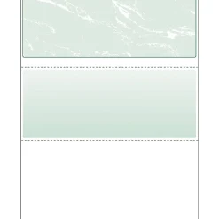 Paris DocuGard Standard 8.5" x 11" Business Security Check On Top, 24 lbs., Green, 500 Sheets/Ream, 2500/Carton (04502P)