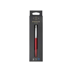 Parker Jotter Kensington Red CT Retractable Ballpoint Pen, Medium Point, Blue Ink (1953241)