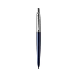 Parker Jotter Retractable Ballpoint Pen, Nib Point, 0.7mm, Blue Ink, (1953209)