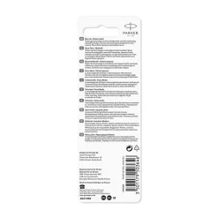 Parker Quink Gel-Ink Pen Refills, 0.7 mm, Medium Tip, Blue Ink, 2/Pack (1950364)