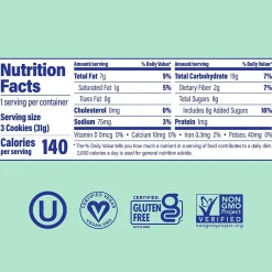 Partake Soft Chocolate Chip Cookie Snack Pack, 1.09 oz, 24/Pack (220-02418)