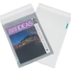 Partners Brand Clear View Poly Mailers, 12" x 15.5", Clear/White, 100/Case (CV1215)