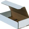 Partners Brand Corrugated Mailers, 9" x 4" x 2", White, 50/Bundle (M942)