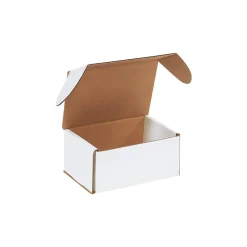 Partners Brand Outside Tuck Mailers, 7 5/8" x 5 7/16" x 3 9/16", White, 25/Bundle (MEZ753)