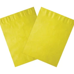 Partners Tyvek Envelopes, 12" x 15 1/2", Yellow, 100/Case (TYC1215Y)