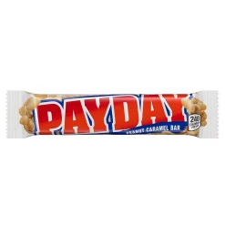 Payday Peanut Caramel Chewy Candy Bars, 1.85 oz, 24/Box (HEC80723)