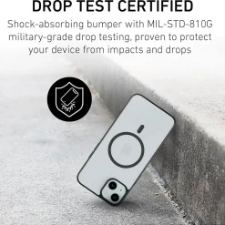 PEEL Bumper Series MagSafe Phone Case for iPhone 15 Plus Case, Shock Absorbing, Black (I15 PLUS BUMPER BLAC)