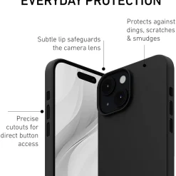 PEEL Magnetic MagSafe Phone Case for iPhone 15 Plus, Black (I15 PLUS MAGSAFE BLA)