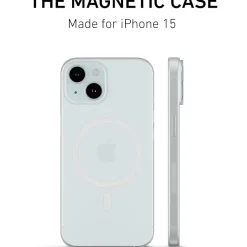 PEEL Magnetic Thin Series MagSafe Phone Case for iPhone 15 Case, Clear (I15 6.1 MAGSAFE CLEA)
