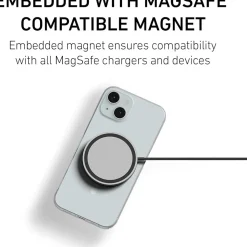 PEEL Magnetic Thin Series MagSafe Phone Case for iPhone 15 Case, Clear (I15 6.1 MAGSAFE CLEA)