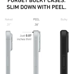 PEEL Magnetic Thin Series MagSafe Phone Case for iPhone 15 Case, Clear (I15 6.1 MAGSAFE CLEA)