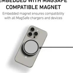 PEEL Magnetic Thin Series MagSafe Phone Case for iPhone 15 Pro Case, Clear (I15 PRO MAGSAFE CLEA)