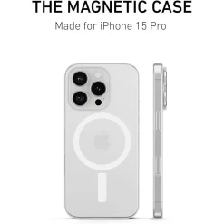 PEEL Magnetic Thin Series MagSafe Phone Case for iPhone 16 Pro Case, Clear (I16_PRO_MAG_CLR)