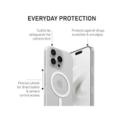 PEEL Magnetic Thin Series MagSafe Phone Case for iPhone 16 Pro Case, Clear (I16_PRO_MAG_CLR)