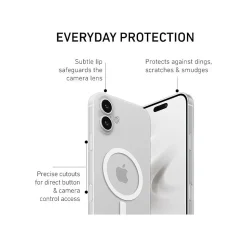PEEL Magnetic Thin Series MagSafe Phone Case for iPhone 16 Plus Case, Clear (I16_PLS_MAG_CLR)