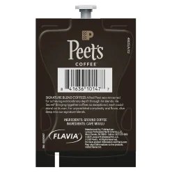 Peet's Coffee Cafe Domingo Coffee Flavia Freshpack, Medium Roast, 76/Carton (LPC00262)