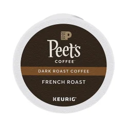 Peet's Coffee, Keurig K-Cup Pod, French Roast, 22/Box, 4 Boxes/Carton (6545XXCT)