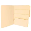 Pendaflex Divide It Up® File Folders, Letter Size, Manila, 12/Pack (10771)