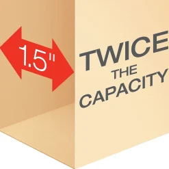 Pendaflex Double Stuff® 3-Tab File Folder, Letter Size, Manila, 50/Box (ESS54459)