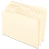 Pendaflex EarthWise Recycled File Folder, 1/3-Cut Tab, Legal Size, Assorted, 100/Box (76520)