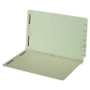 Pendaflex End Tab File Folder, Straight-Cut, Legal Size, Light Green, 25/Box, 4 Boxes/Carton (47715GW)