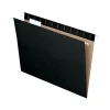 Pendaflex Hanging File Folder, 1/5-Cut Tab, Letter Size, Black, 25/Box (PFX81605)