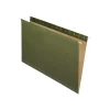 Pendaflex Hanging File Folders, Straight-Cut Tab, Legal Size, Standard Green, 25/Box (PFX 4153)