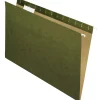 Pendaflex Hanging File Folders, 1/5 Tab, Legal, Standard Green, 25/Box (ESS81622)