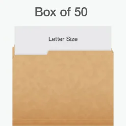 Pendaflex Heavy Duty File Folder, 1/3-Cut Tab, Letter Size, 50/Box (1007030)