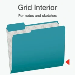 Pendaflex Heavy Duty File Folder, 1/3-Cut Tab, Letter Size, 100/Box (1006995)