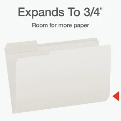 Pendaflex Heavy Duty File Folder, 1/3-Cut Tab, Legal Size, 100/Box (1007034)