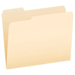 Pendaflex Heavy Duty File Folder, 1/3-Cut Tab, Letter Size, 100/Box (1007080)