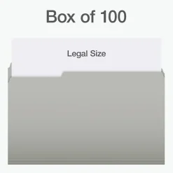 Pendaflex Heavy Duty File Folder, 1/3-Cut Tab, Legal Size, 100/Box (1007032)