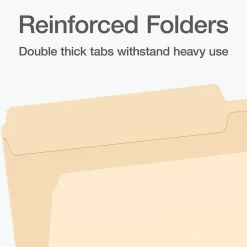 Pendaflex Heavy Duty File Folder, 1-Tab, Legal Size, 100/Box (1007052)