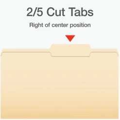 Pendaflex Heavy Duty File Folder, 1-Tab, Legal Size, 100/Box (1007056)