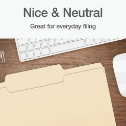 Pendaflex Heavy Duty File Folder, 1-Tab, Legal Size, 100/Box (1007056)