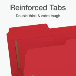 Pendaflex Heavy Duty File Folder, 1-Tab, Letter Size, Assorted, 50/Box (1006957)