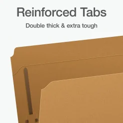 Pendaflex Heavy Duty File Folder, Straight Cut, Letter Size, Kraft, 50/Box (1006992)