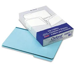 Pendaflex® Heavy Duty Pressboard Expanding File Folders, 1/3 Cut Top Tab, Legal, Blue, 25/Box (9300T13)