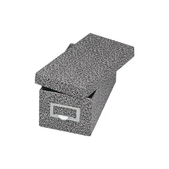 Pendaflex Index Card File Box, Black Agate, 1000 Card Capacity (GLW 93 BLA)