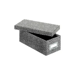 Pendaflex Index Card File Box, Black Agate, 1000 Card Capacity (GLW 93 BLA)