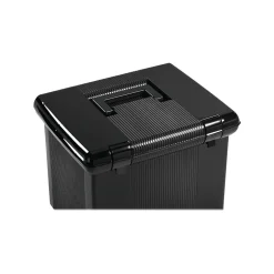 Pendaflex Plastic Box, Letter Size, Black (PFX 41742)