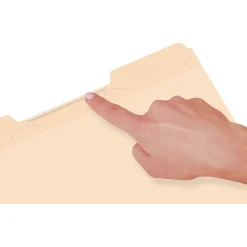 Pendaflex Ready-Tab File Folders, Letter Size, 3 Tab, Assorted Colors, 50/Box (42338)